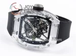 Richard Mille RM035-01 Sonic 1:1 Best Edition Transparent Case Rubber Strap Clone RMUL3