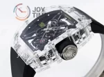 Richard Mille RM035-01 Sonic 1:1 Best Edition Transparent Case Rubber Strap Clone RMUL3