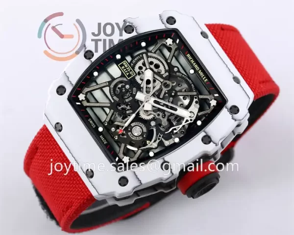 Richard Mille RM35-01 BBR 1:1 Best Edition NTPT Case Nylon Strap Clone RMUL3