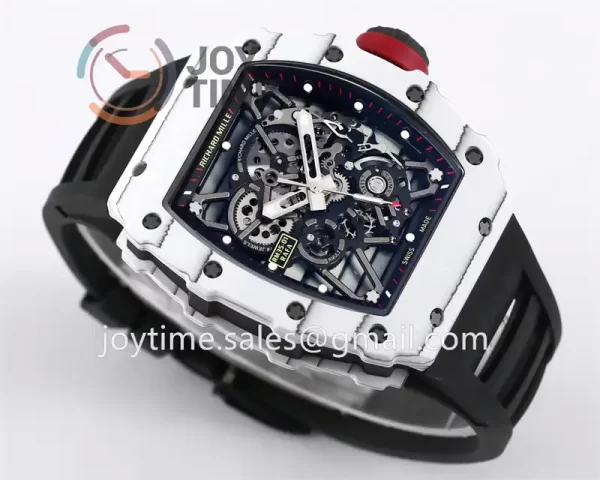 Richard Mille RM35-01 BBR 1:1 Best Edition NTPT Case Rubber Strap Clone RMUL3