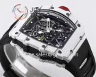 Richard Mille RM35-01 BBR 1:1 Best Edition NTPT Case Rubber Strap Clone RMUL3