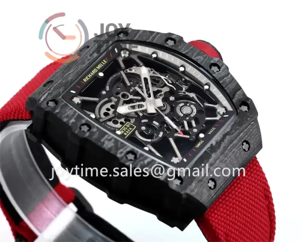 Richard Mille RM35-01 BBR 1:1 Best Edition NTPT Case Nylon Strap Clone RMUL3