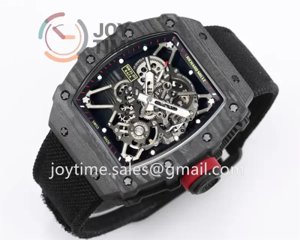 Richard Mille RM35-01 BBR 1:1 Best Edition NTPT Case Nylon Strap Clone RMUL3