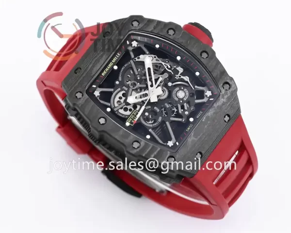 Richard Mille RM35-01 BBR 1:1 Best Edition NTPT Case Rubber Strap Clone RMUL3