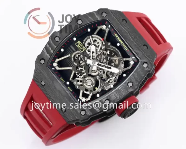 Richard Mille RM35-01 BBR 1:1 Best Edition NTPT Case Rubber Strap Clone RMUL3