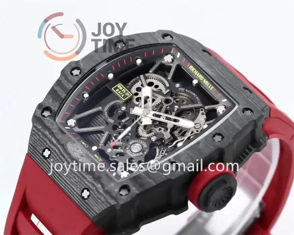 Richard Mille RM35-01 BBR 1:1 Best Edition NTPT Case Rubber Strap Clone RMUL3