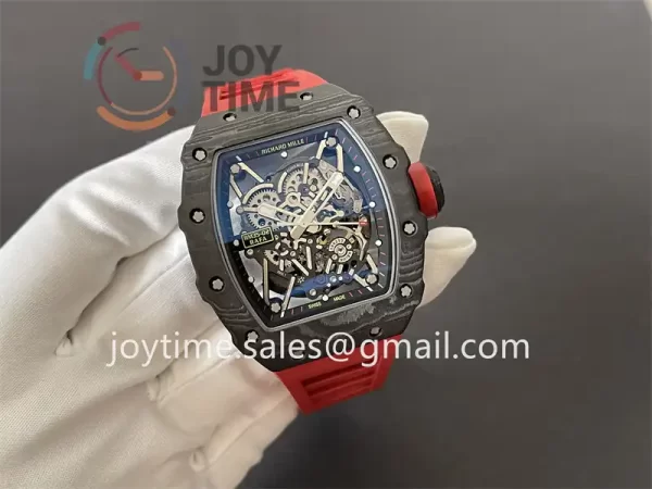 Richard Mille RM35-02 T+ 1:1 Best Edition NTPT Case Rubber Strap Clone RMUL3