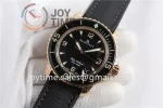 Blancpain Fifty Fathoms ZF 1:1 Best Edition RG Case Sail-canvas Strap A2836