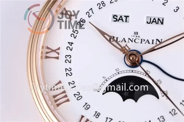 Blancpain Villeret Complicated Function OMF 1:1 Best Edition RG Case Leather Strap A6654