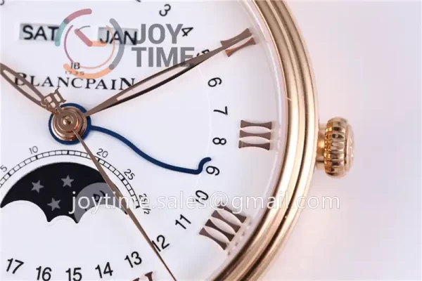 Blancpain Villeret Complicated Function OMF 1:1 Best Edition RG Case Leather Strap A6654