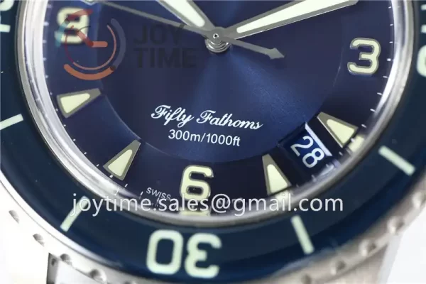 Blancpain Fifty Fathoms ZF 1:1 Best Edition Titanium Case Sail-canvas Strap A2836