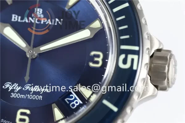 Blancpain Fifty Fathoms ZF 1:1 Best Edition Titanium Case Sail-canvas Strap A2836