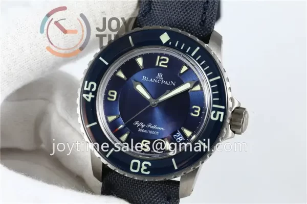 Blancpain Fifty Fathoms ZF 1:1 Best Edition Titanium Case Sail-canvas Strap A2836