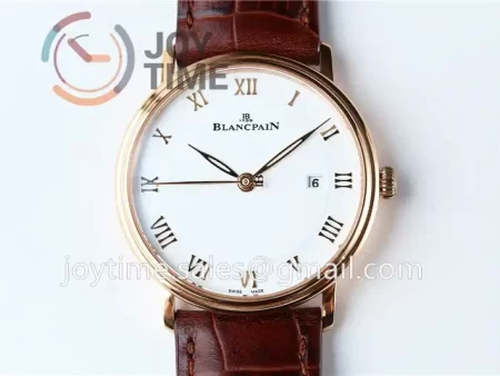 Blancpain Villeret ZF 1:1 Best Edition RG Case Leather Strap A1151