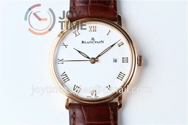 Blancpain Villeret ZF 1:1 Best Edition RG Case Leather Strap A1151