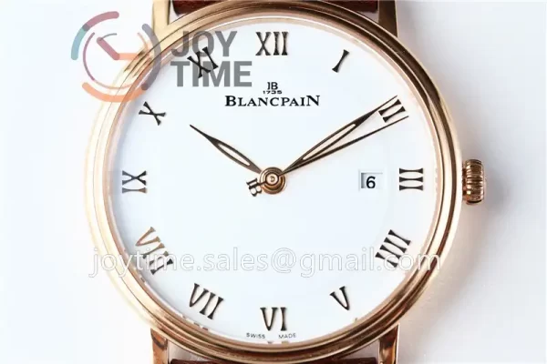 Blancpain Villeret ZF 1:1 Best Edition RG Case Leather Strap A1151