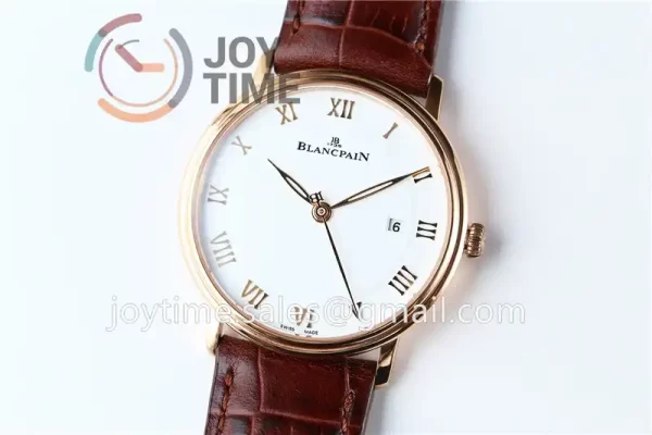 Blancpain Villeret ZF 1:1 Best Edition RG Case Leather Strap A1151