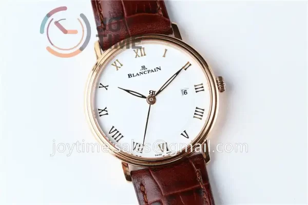 Blancpain Villeret ZF 1:1 Best Edition RG Case Leather Strap A1151