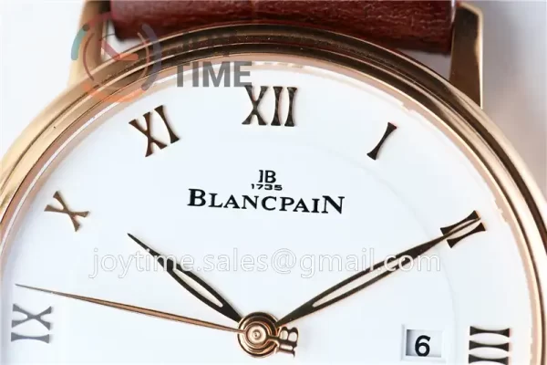 Blancpain Villeret ZF 1:1 Best Edition RG Case Leather Strap A1151