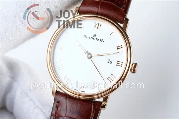 Blancpain Villeret ZF 1:1 Best Edition RG Case Leather Strap A1151