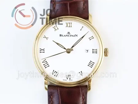 Blancpain Villeret ZF 1:1 Best Edition YG Case Leather Strap A1151