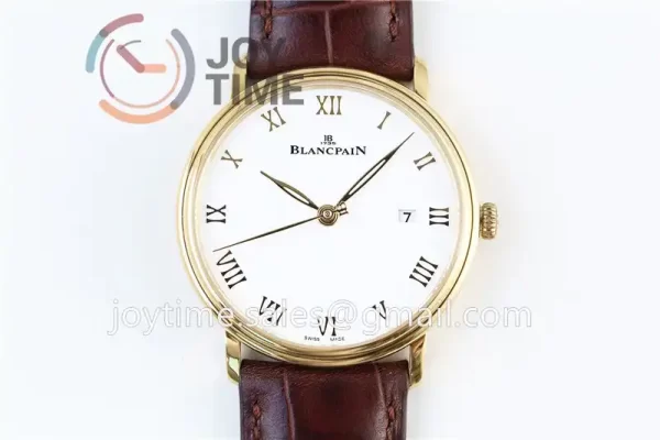 Blancpain Villeret ZF 1:1 Best Edition YG Case Leather Strap A1151