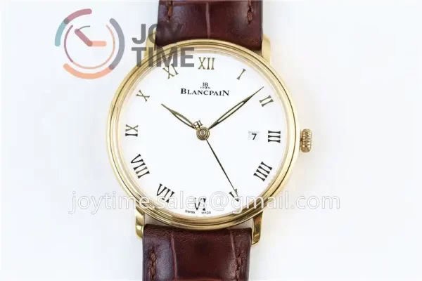 Blancpain Villeret ZF 1:1 Best Edition YG Case Leather Strap A1151