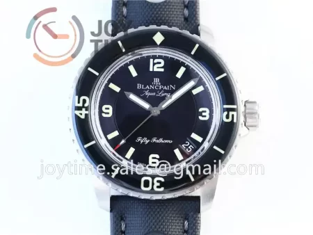 Blancpain Fifty Fathoms ZF 1:1 Best Edition SS Case Sail-canvas Strap A2836