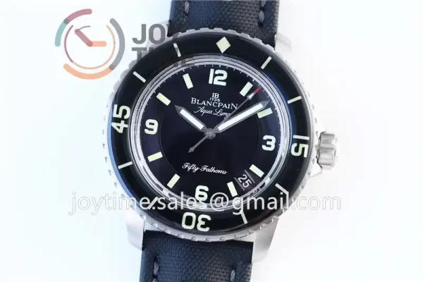 Blancpain Fifty Fathoms ZF 1:1 Best Edition SS Case Sail-canvas Strap A2836