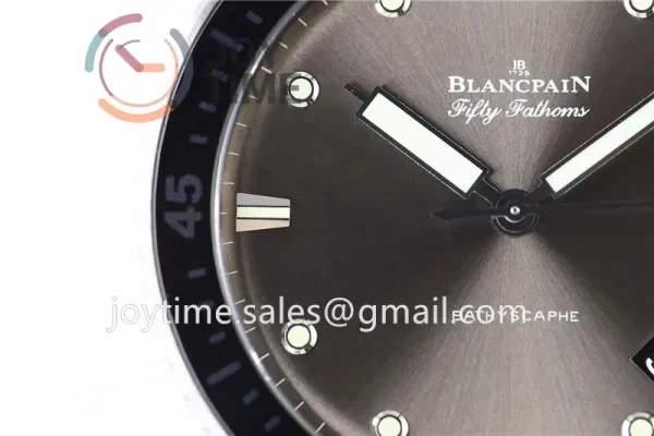 Blancpain Fifty Fathoms Bathyscaphe ZF 1:1 Best Edition SS Case Sail-canvas Strap A1315