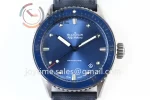 Blancpain Fifty Fathoms Bathyscaphe ZF 1:1 Best Edition Ceramic Case Sail-canvas Strap A1315