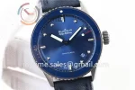 Blancpain Fifty Fathoms Bathyscaphe ZF 1:1 Best Edition Ceramic Case Sail-canvas Strap A1315