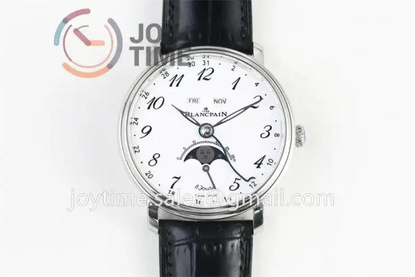 Blancpain Villeret Complicated Function OMF 1:1 Best Edition SS Case Leather Strap A6654