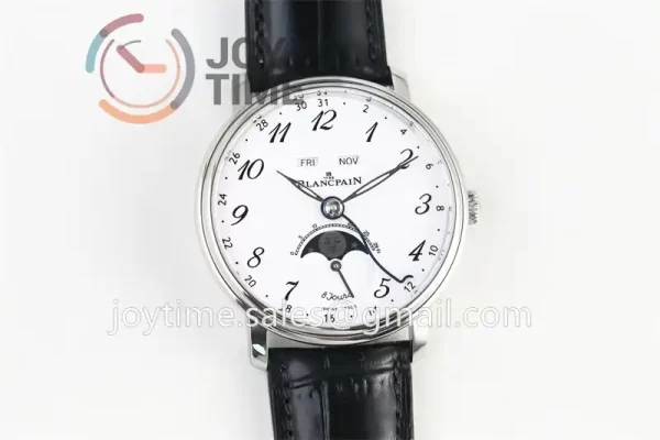 Blancpain Villeret Complicated Function OMF 1:1 Best Edition SS Case Leather Strap A6654