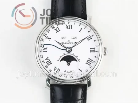 Blancpain Villeret Complicated Function OMF 1:1 Best Edition SS Case Leather Strap A6654