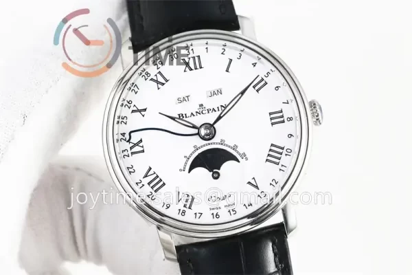 Blancpain Villeret Complicated Function OMF 1:1 Best Edition SS Case Leather Strap A6654