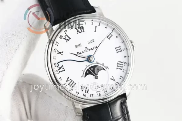 Blancpain Villeret Complicated Function OMF 1:1 Best Edition SS Case Leather Strap A6654