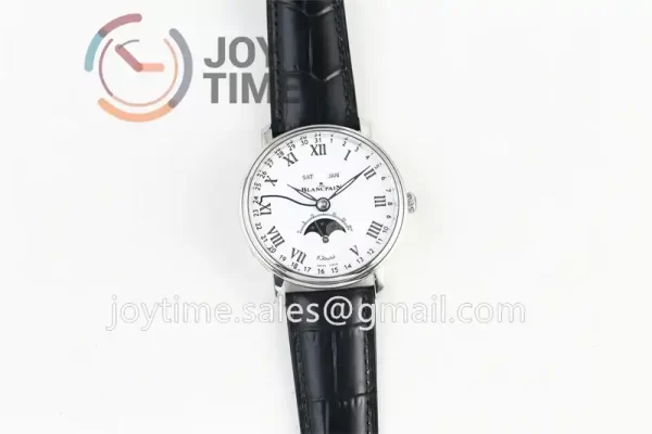 Blancpain Villeret Complicated Function OMF 1:1 Best Edition SS Case Leather Strap A6654