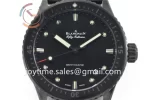 Blancpain Fifty Fathoms Bathyscaphe ZF 1:1 Best Edition Ceramic Case Sail-canvas Strap A1315