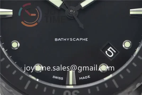 Blancpain Fifty Fathoms Bathyscaphe ZF 1:1 Best Edition Ceramic Case Sail-canvas Strap A1315