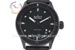 Blancpain Fifty Fathoms Bathyscaphe ZF 1:1 Best Edition Ceramic Case Sail-canvas Strap A1315