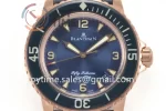 Blancpain Fifty Fathoms ZF 1:1 Best Edition RG Case Sail-canvas Strap A2836