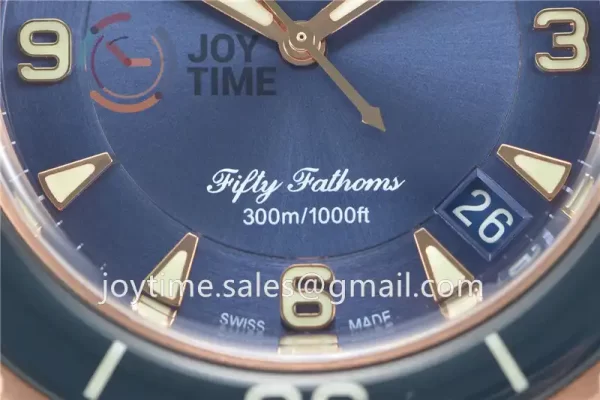 Blancpain Fifty Fathoms ZF 1:1 Best Edition RG Case Sail-canvas Strap A2836