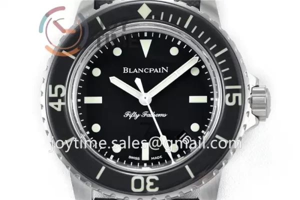 Blancpain Fifty Fathoms ZF 1:1 Best Edition SS Case Sail-canvas Strap A2836