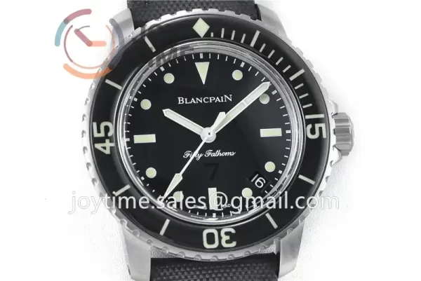 Blancpain Fifty Fathoms ZF 1:1 Best Edition SS Case Sail-canvas Strap A2836