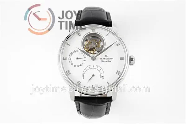 Blancpain Villeret JBF 1:1 Best Edition SS Case Leather Strap Tourbillon