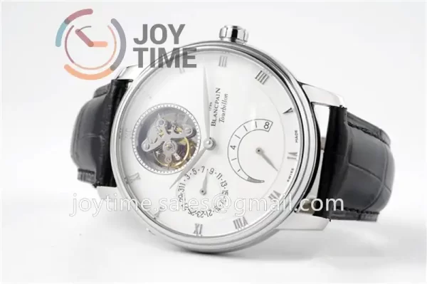 Blancpain Villeret JBF 1:1 Best Edition SS Case Leather Strap Tourbillon