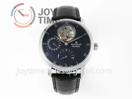 Blancpain Villeret JBF 1:1 Best Edition SS Case Leather Strap Tourbillon