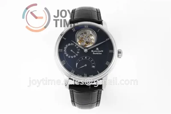 Blancpain Villeret JBF 1:1 Best Edition SS Case Leather Strap Tourbillon