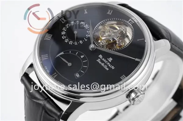 Blancpain Villeret JBF 1:1 Best Edition SS Case Leather Strap Tourbillon